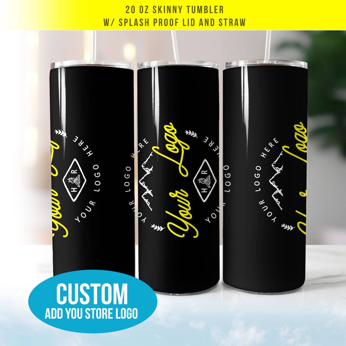 House Of Rodan - Wholesale Insulated Mug/Tumbler - Custom Your Small Business Or Store Logo - Logo Tumbler