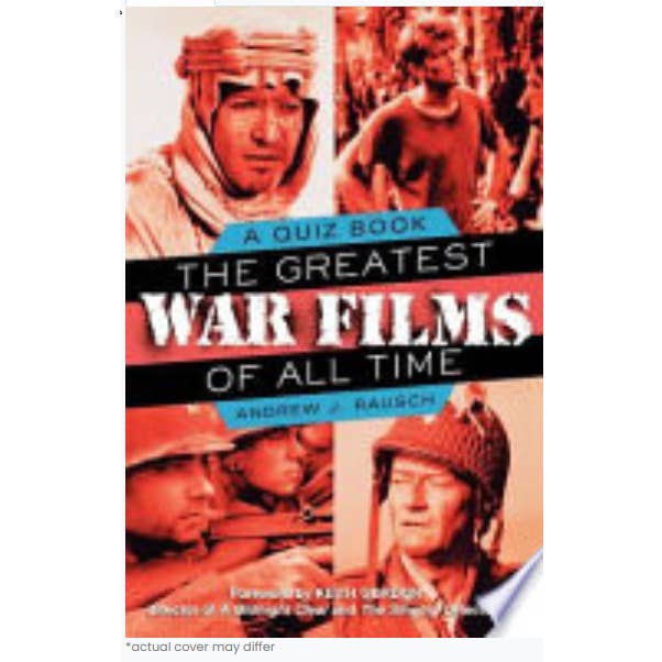 Real Retro - Wholesale History & Geography Book - The Greatest War Films of All Time Andrew J. Rausch Book