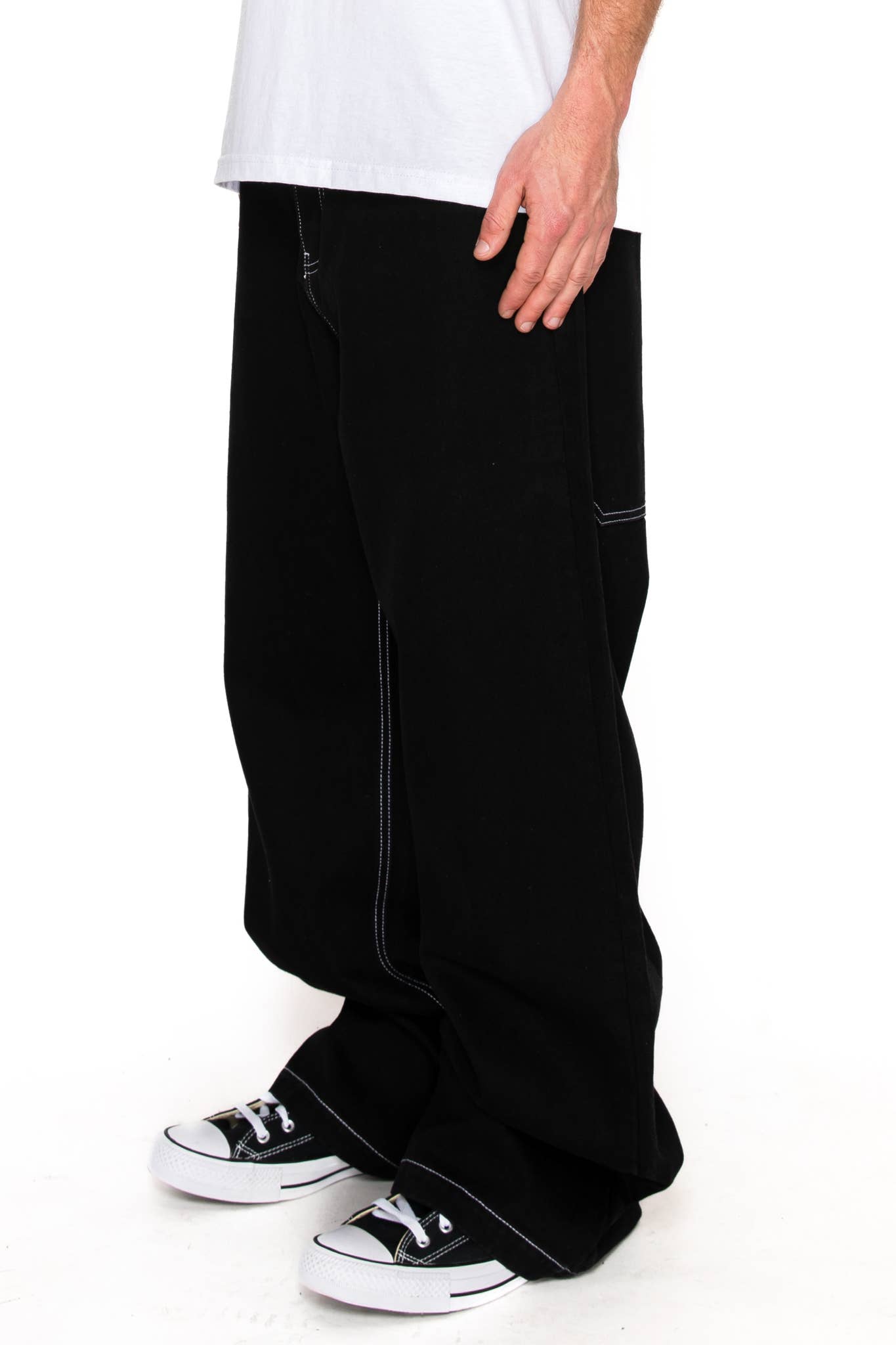 Victorious - Wholesale Jeans - Men's - DL981 Ultra Baggy Y2K Wide-Leg Denim Jeans2