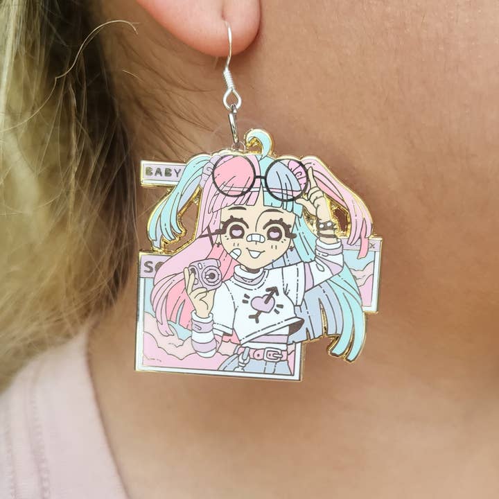 Pop Pastel - Wholesale Jewelry Set - All In One Clearrings | Pin to Earring Converter