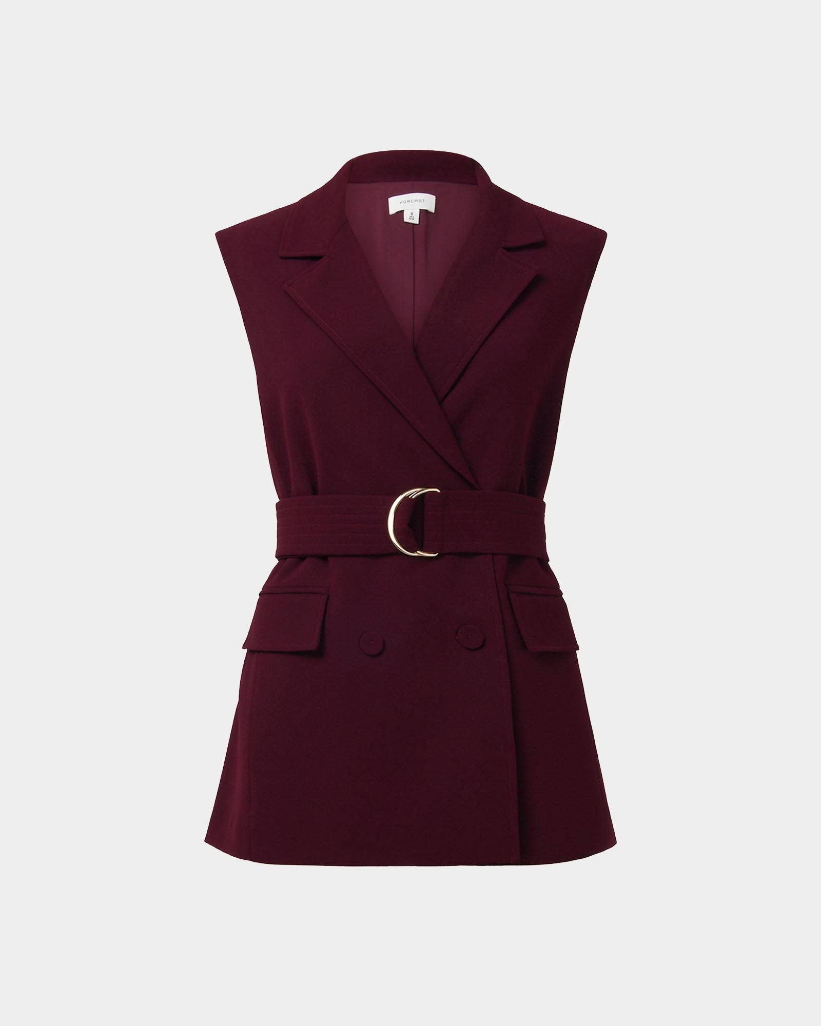 Forcast – wholesale Suit vest – Women′s – Forcast Women's Rumy Double Breasted Vest13