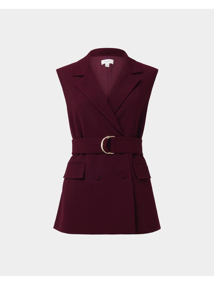 Forcast – wholesale Suit vest – Women′s – Forcast Women's Rumy Double Breasted Vest13