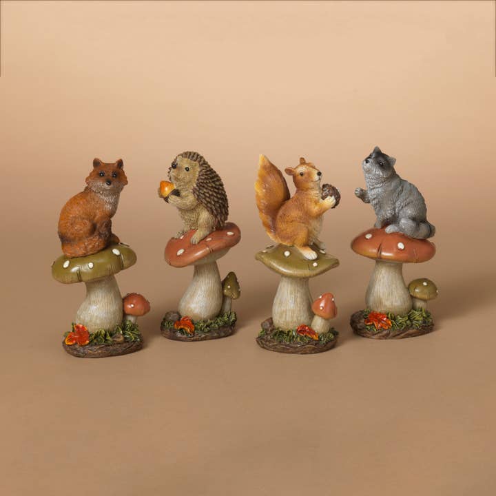 The Gerson Companies - Wholesale Decorative Figurine - Promo Fall/Harvest 5.71"H Resin Harvest Animal Si