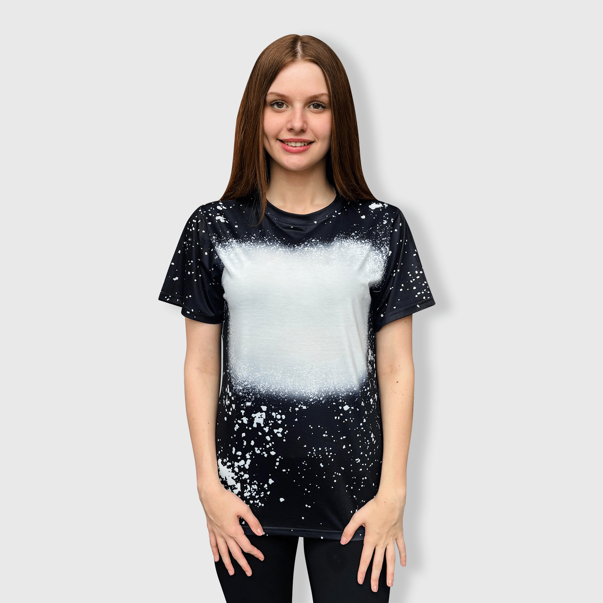 ILTEX Apparel - Wholesale T-Shirt - Women's - FAUX Bleached Tees - Adult0