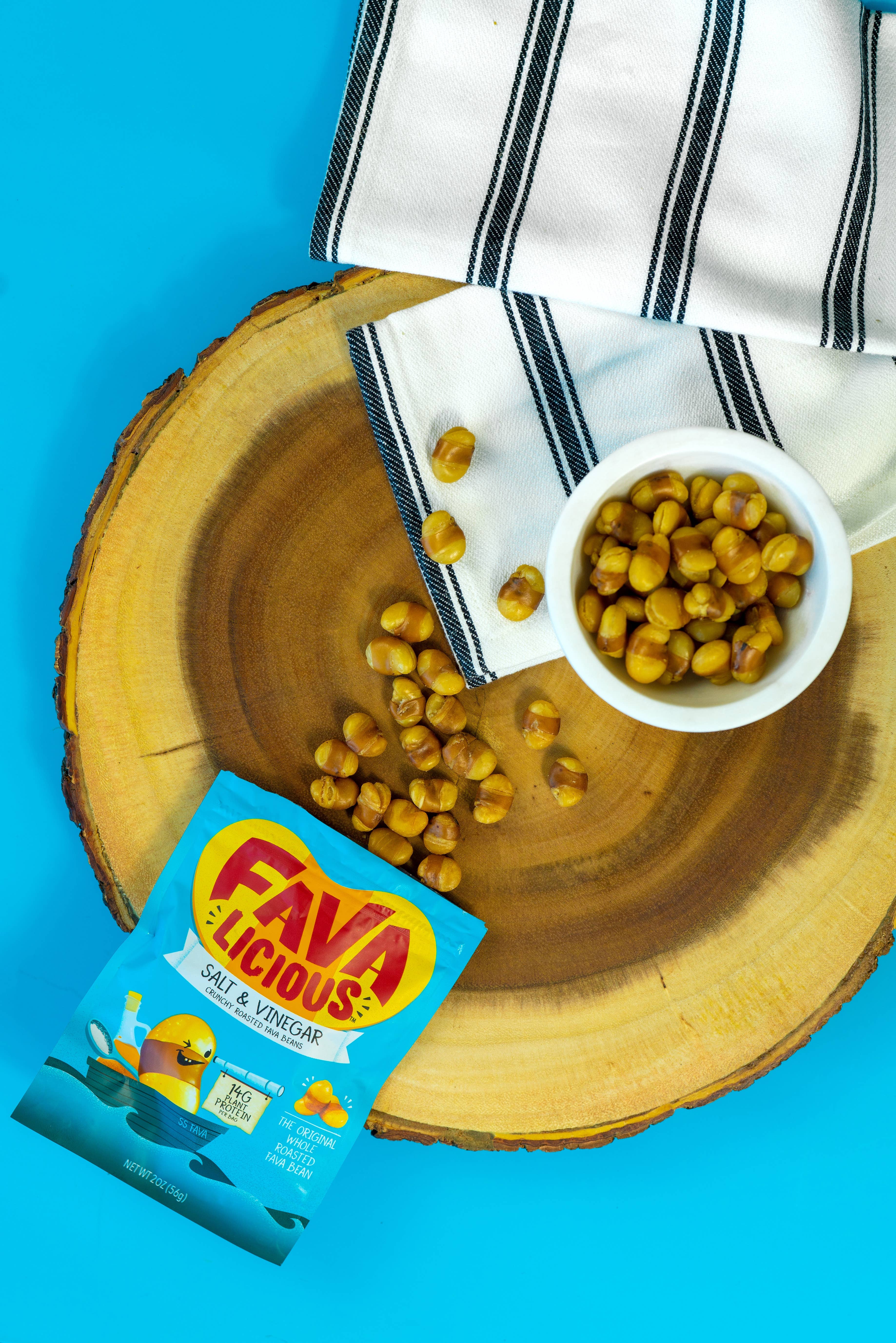 Favalicious® - Wholesale Chips - Favalicious Salt and Vinegar - Pack of 36 x 2oz bags11