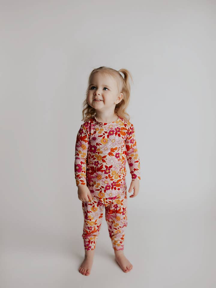 Three Little Tots - Wholesale Sleepwear set – Kids - Wild Child Flower Jammies Kids Pjs & Lougewear10
