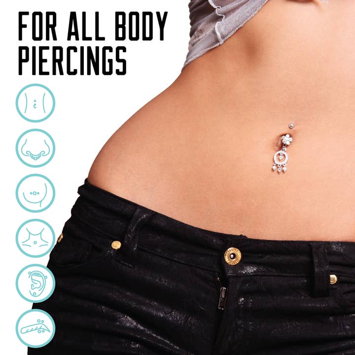 Base Laboratories – Großhandel Spray/Creme zur Schmerzlinderung – Piercing-Nachpflegespray PRO - Kochsalzlösung + Hypochlorsäure4