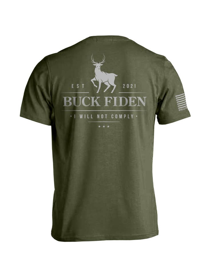 Shield Republic - Wholesale Screen Printed T-Shirt - Men's - Buck Fiden