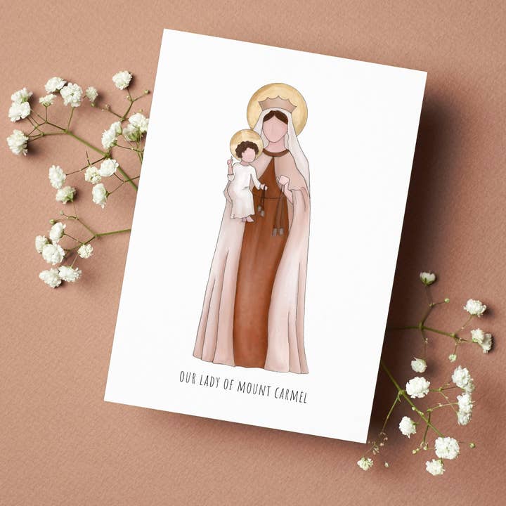 Impresión de arte - Nuestra Señora del Monte Carmelo para venta al por mayor de 12th and Blossom