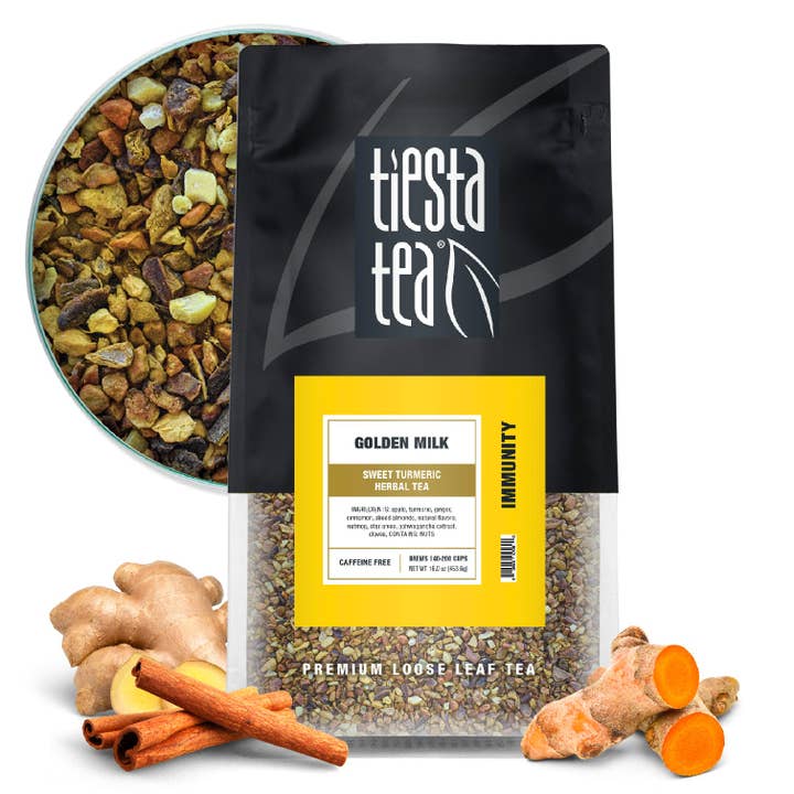 Tiesta Tea Company (loose leaf teas & accessories) - Wholesale Loose Tea - Golden Milk - Sweet Turmeric Herbal Tea16