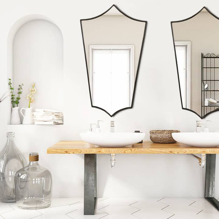 Palmeraies – Großhandel Wandspiegel – Italienischer antiker Messingspiegel - Unlackierter Messingspiegel5