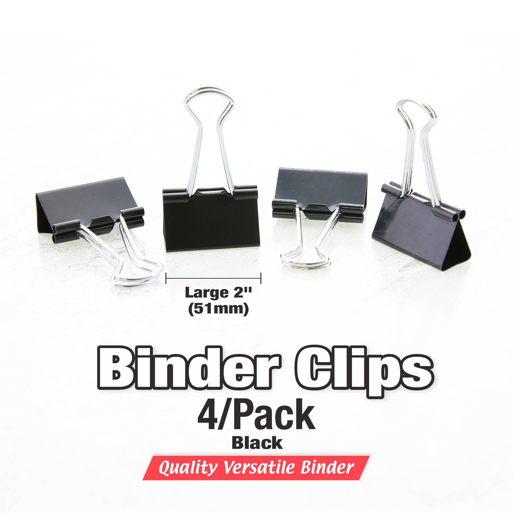 Luna Office Supply -  Everyday Essential – wholesale Binder clip – Black Binder Clip11