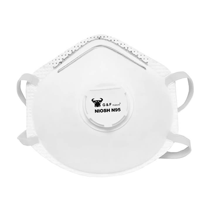 Masque anti-poussière pour respirateur à particules G & F N95 avec valve pour la vente par G & F Products