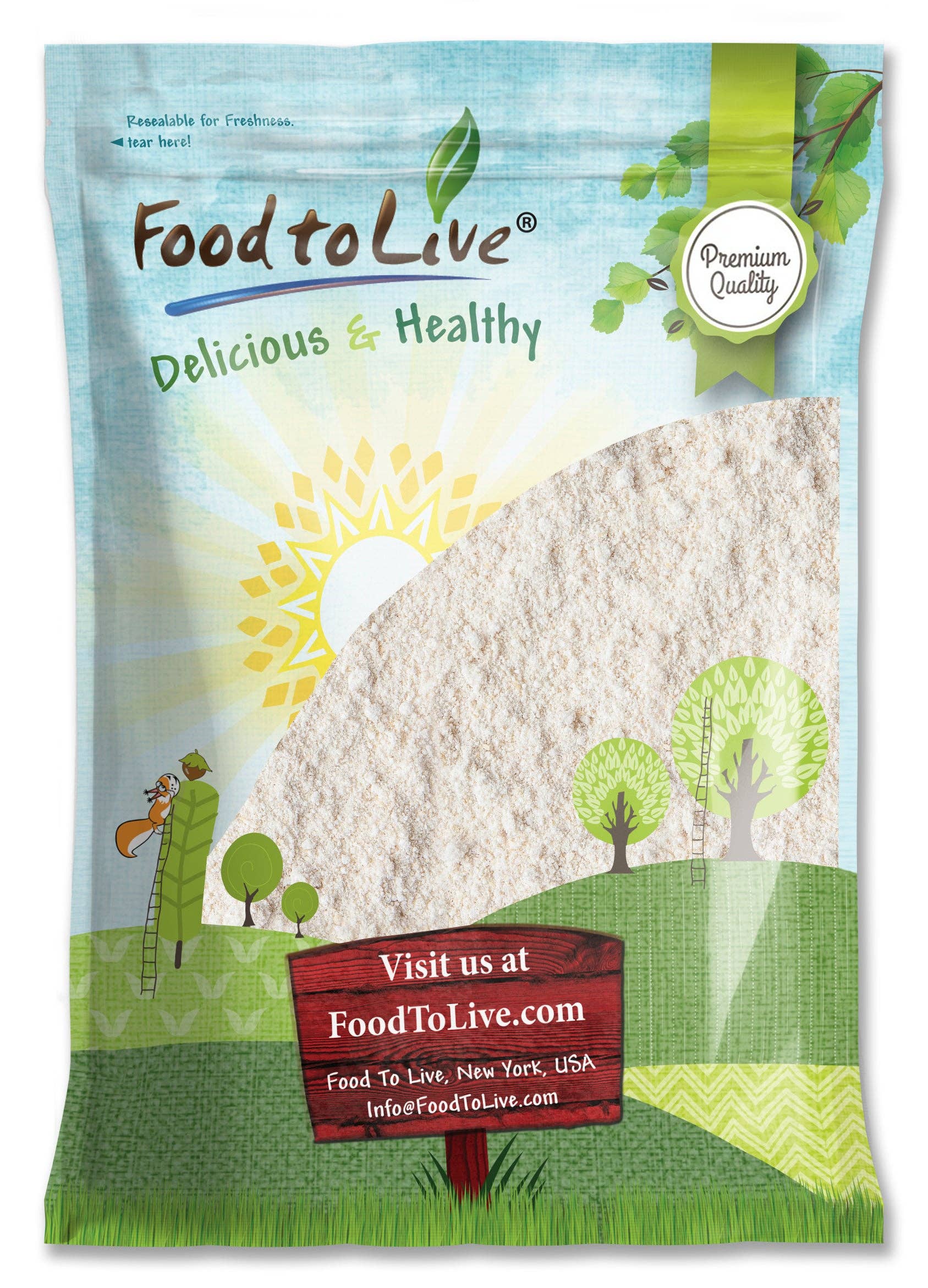 Food To Live - Wholesale Flour - Gluten-Free Organic Whole Grain White Sorghum Flour – by Food to Live8