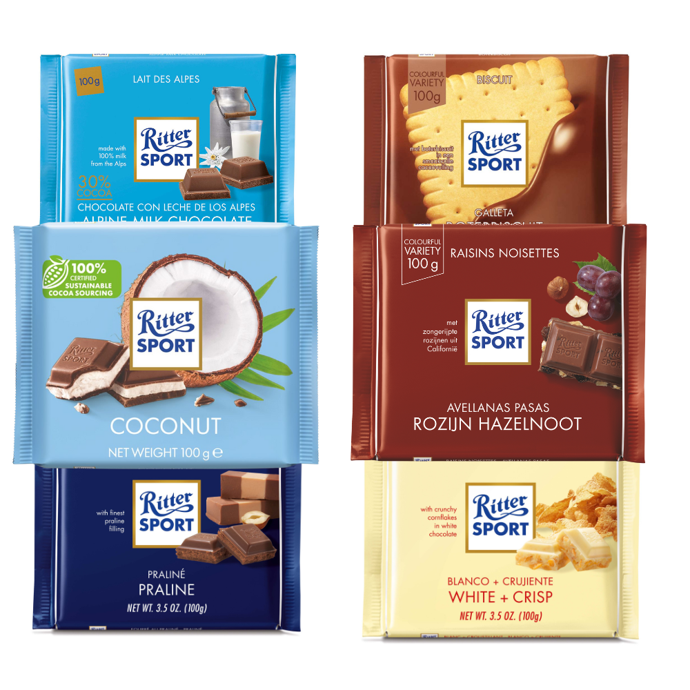 123bonbon - Wholesale Chocolate Box - RITTER SPORT Présentoir Colorful2