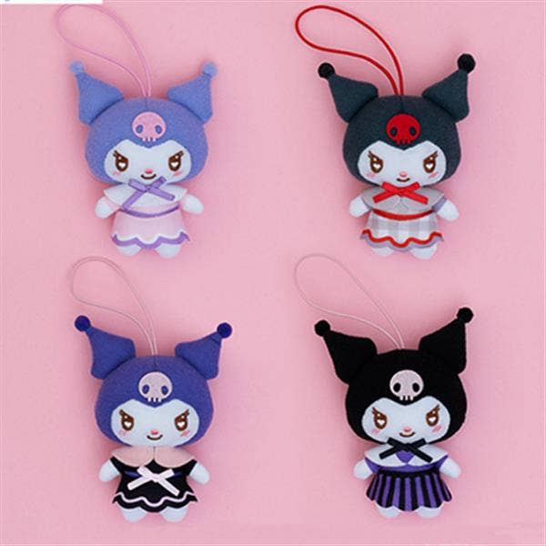 Kuromi Dress Collection Mascot Keychain 10cm for wholesale by BCZShop