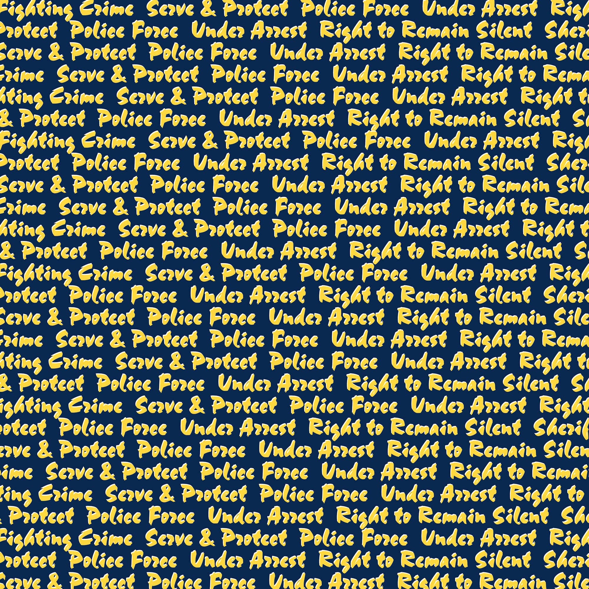 SSC Wholesale - Wholesale Scrapbook - Occupation Collection Police Officer Serve & Protect 12 x 12 Double-Sided Scrapbook Paper by SSC Designs - 15 Pack1