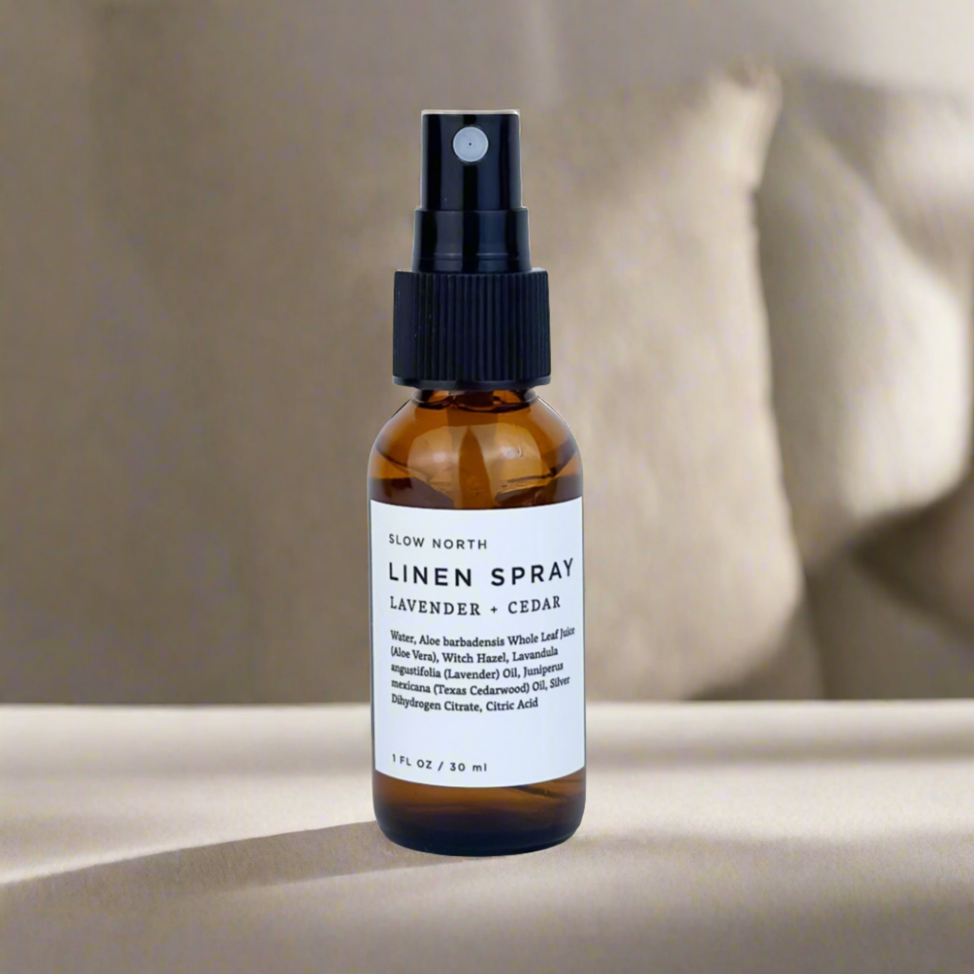 Slow North - Wholesale Linen Spray - Mini Linen Spray - Lavender + Cedar1