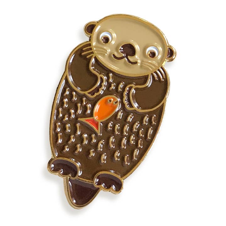 Night Owl Paper Goods - Wholesale Lapel Pin/Button - Sea Critter Enamel Pin Gift Set