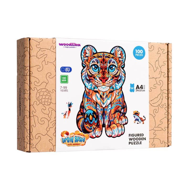 Woodlika - Wholesale Puzzle - Kids - Brave Tiger Spike Jigsaw Puzzle | Creative Kids0