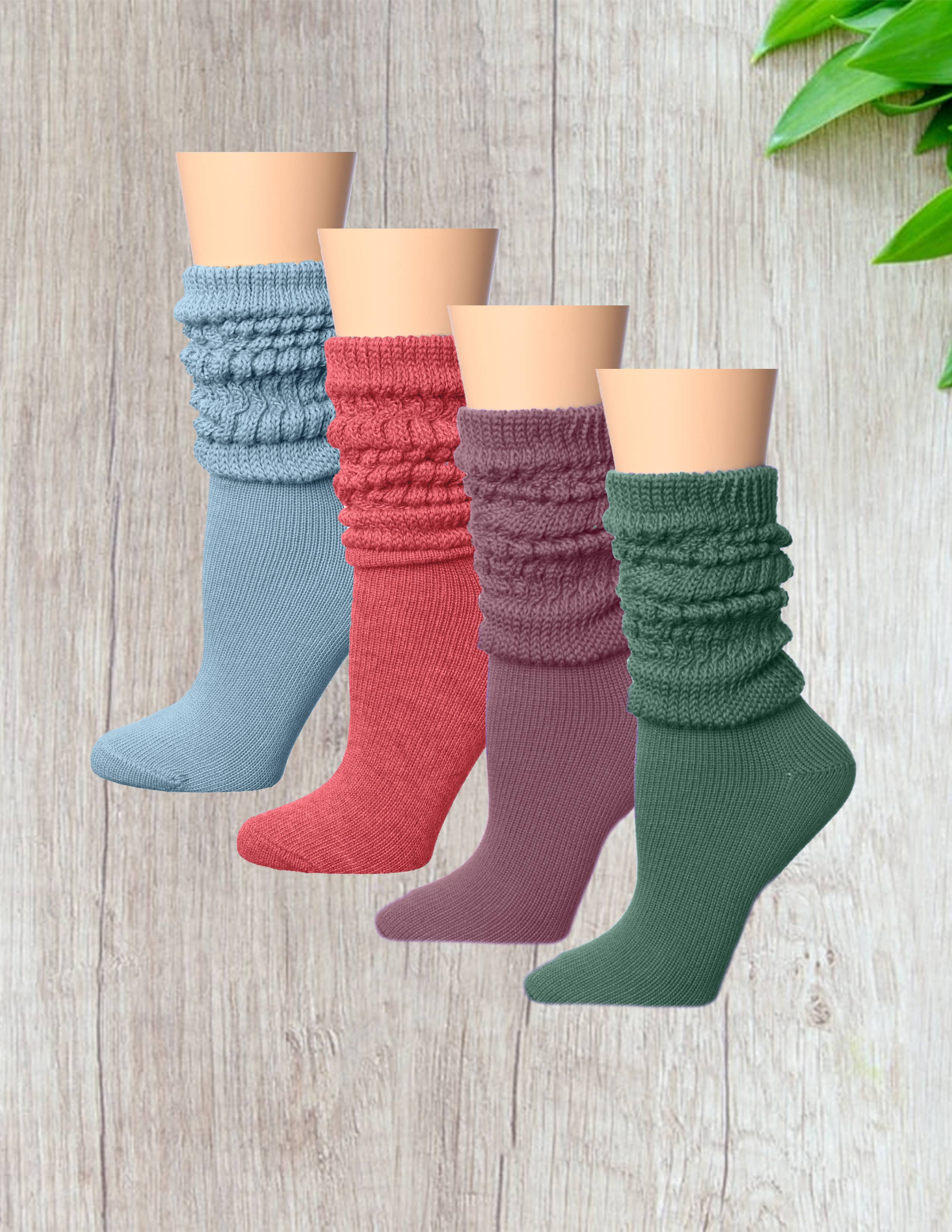 Isadora, Tipi toe, & James Fiallo - Wholesale Socks - Women's - Women's 1 Pack Tipi Toe Slouch Colored Crew Boot Sock7