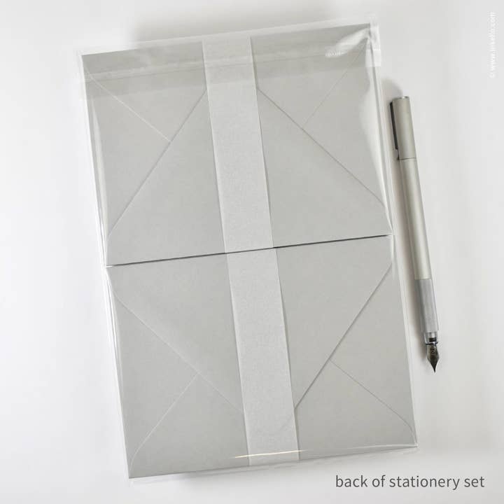 Inkello Letterpress - Wholesale Stationery/Notecard Set - Stationery Set with Neon Pink Heart (#472)2