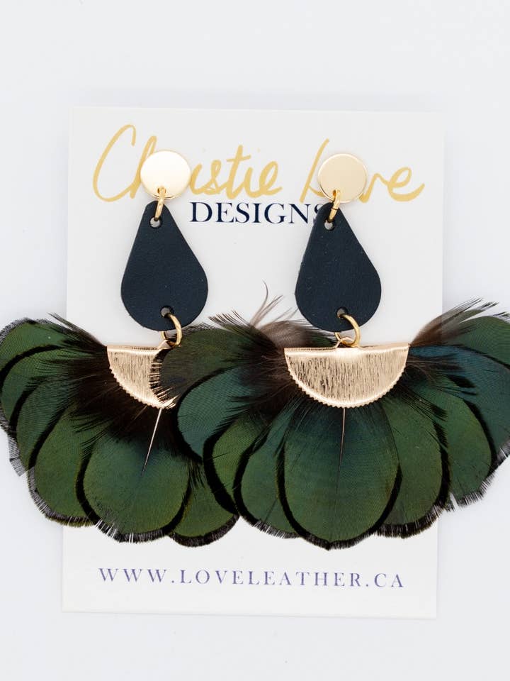 “Odette” (Luxury)-Party & Statement earrings-Hypoallergenic for wholesale by Love Leather