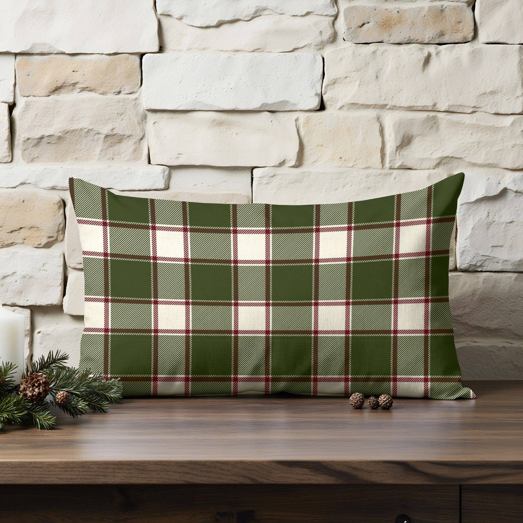 SG HOGAR – wholesale Chair cushion – 100% Cotton Cushion Cover Christmas Wish 11 30x50 cm0