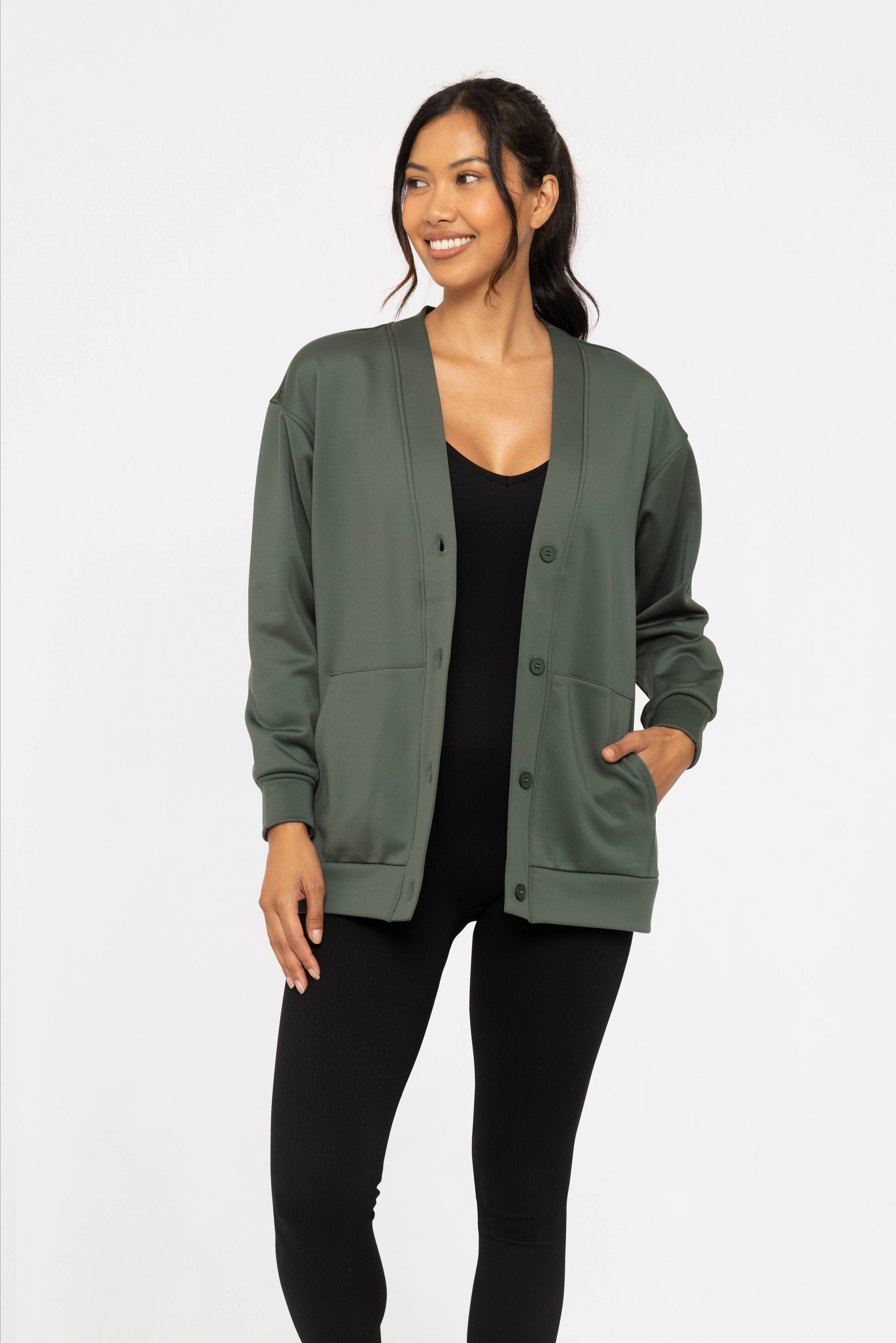 Mono B – wholesale Cardigan – Women’s – Elevated Button Down Cardigan1