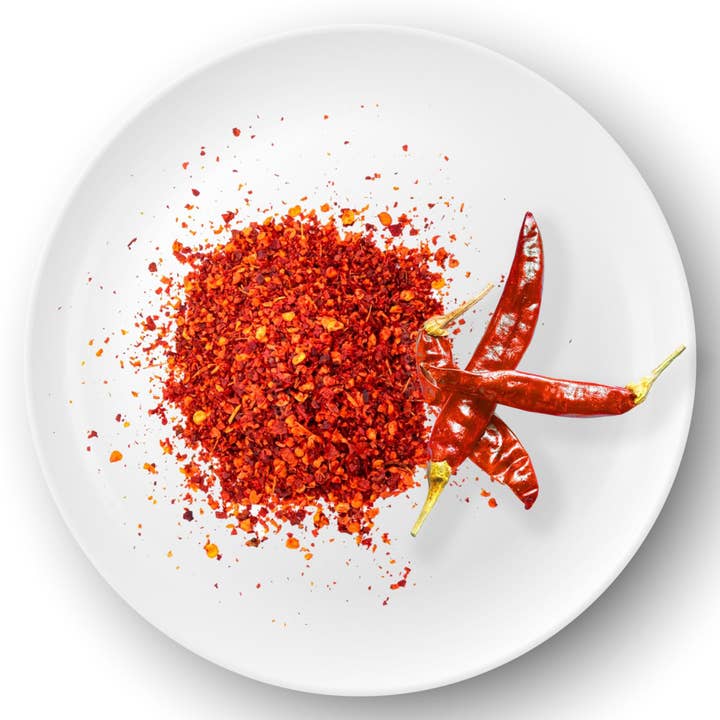Organic Red Chili Crushed for wholesale by FLAVORIC LLC