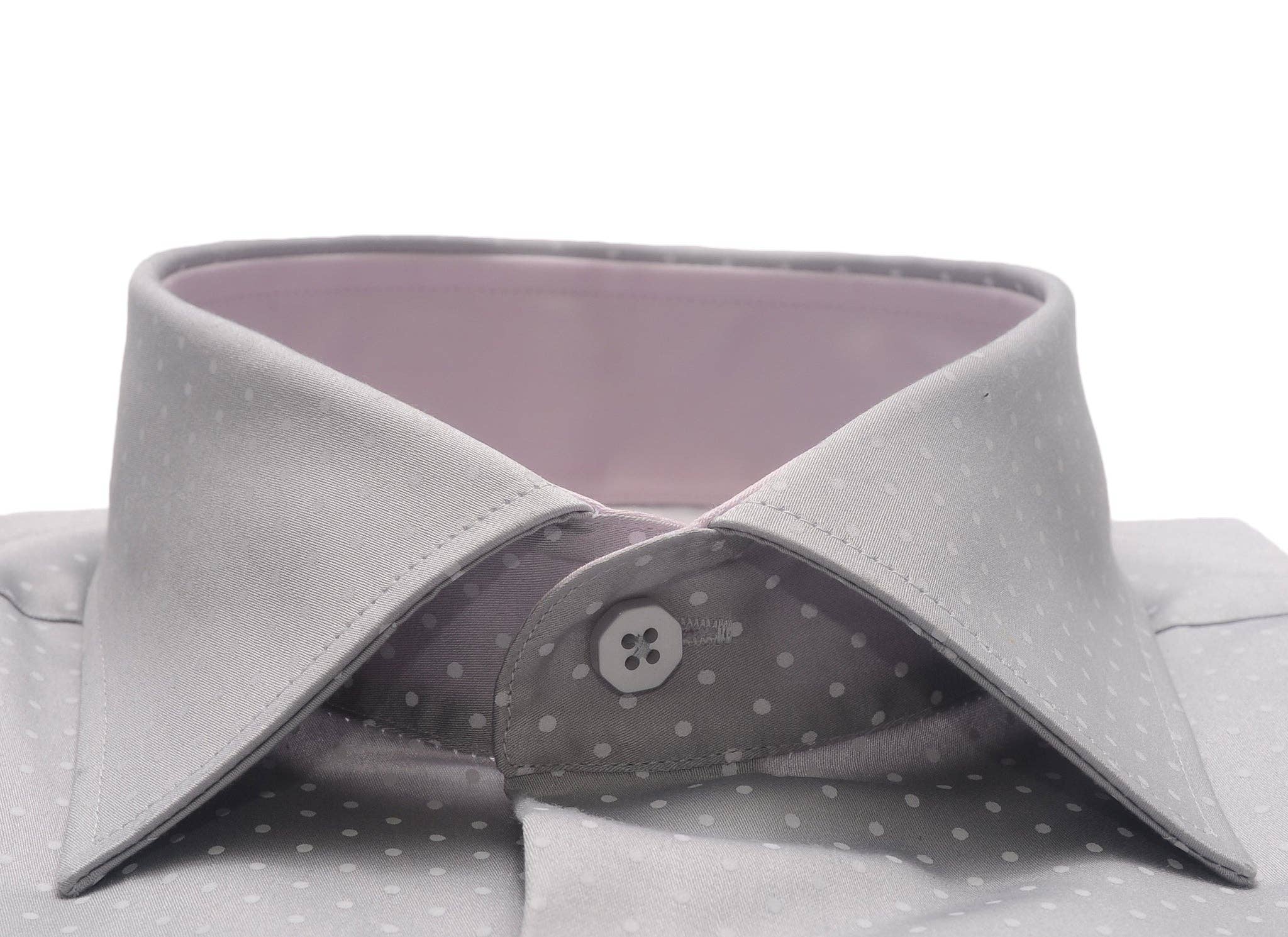 Virgoan Wish LLC - Wholesale Button Down Shirt - Men's - Da Vinci Blue Collar | Regular Collar Polkadot shirt8