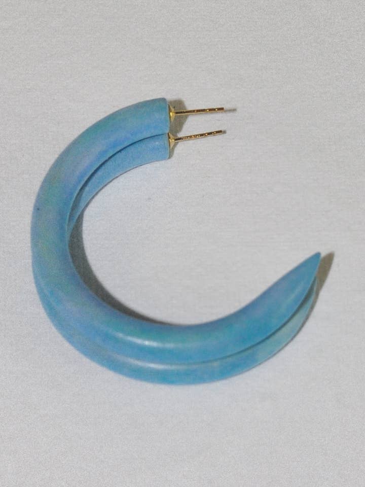 Maine Sky Small Hoop for wholesale by BINKY AND LULU