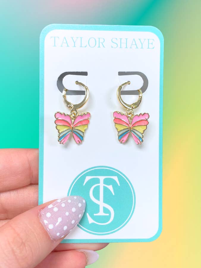 Pastel Butterfly Huggies for wholesale by Taylor Shaye Designs