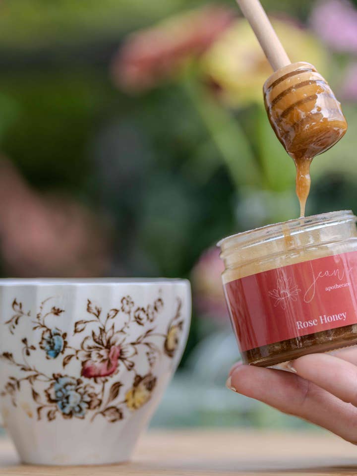 Rose Honey | Coffee, Teas, Charcuterie Board & Baking for wholesale by Jean's Apothecare