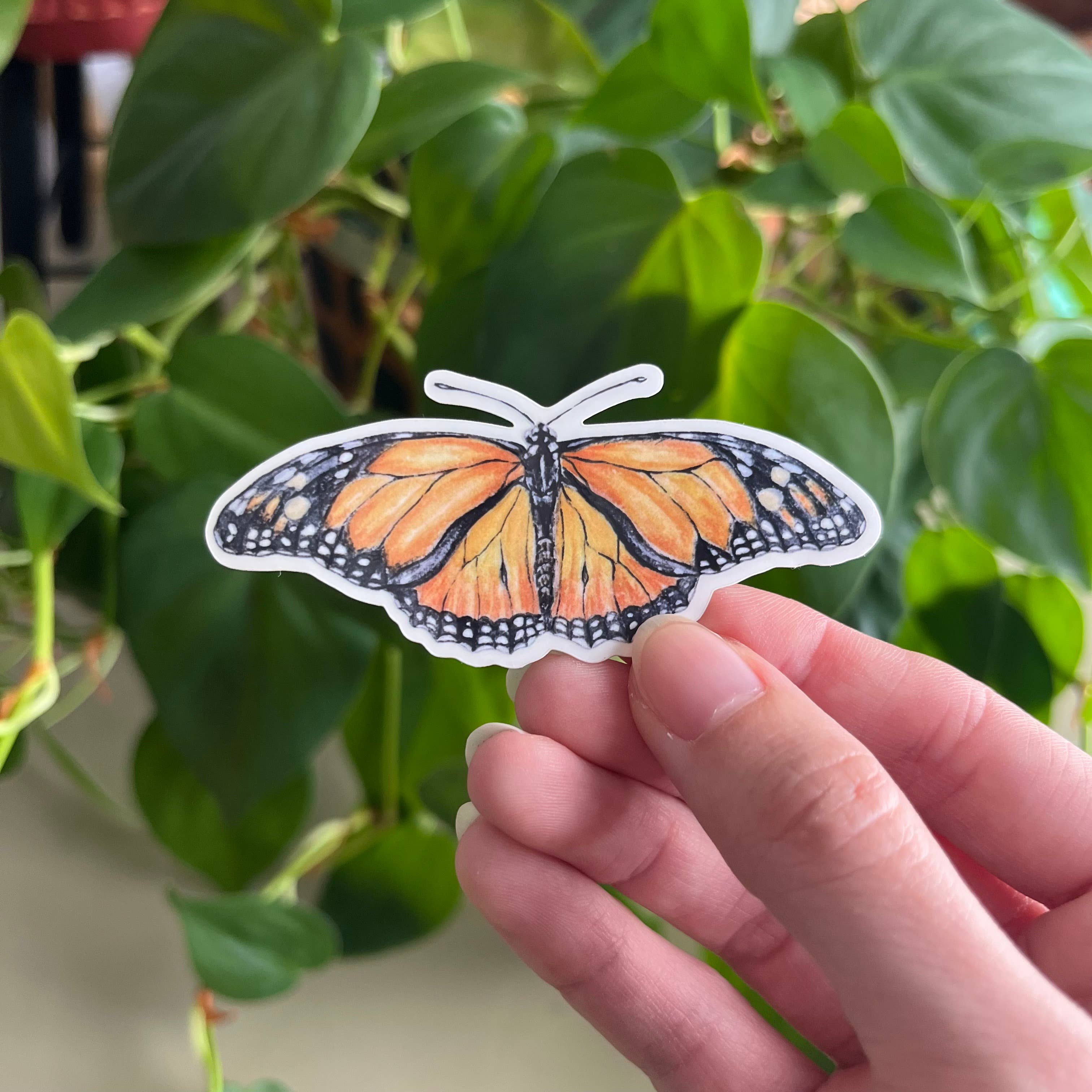 Lauren Noel Studio - Wholesale Sticker - Monarch Butterfly Sticker1