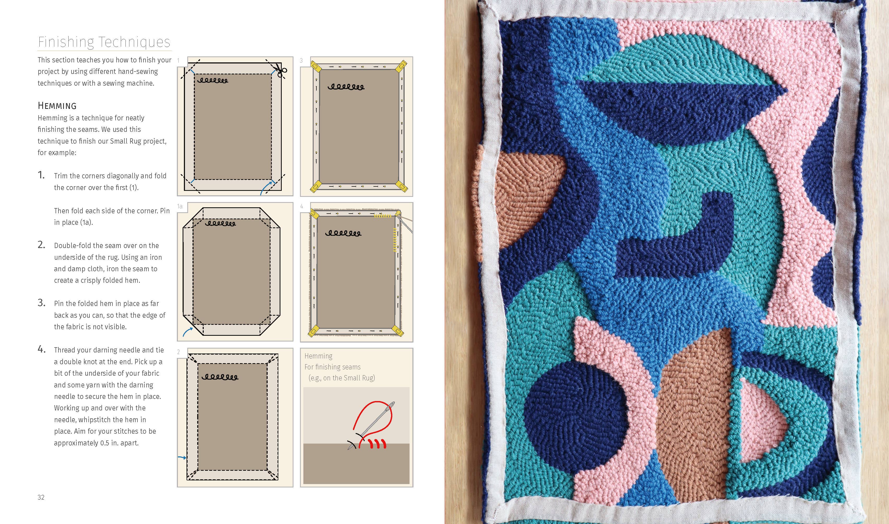 Schiffer Publishing – wholesale Bok om hantverk, hobbyer och gör-det-själv – Punchneedle: 15 moderna projekt5