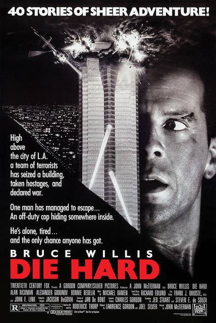 Posters Wholesale - Vente Poster - Affiche originale du film Die Hard, une feuille, 24 x 36