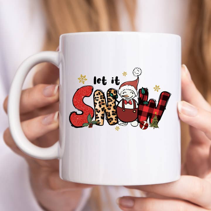 Let It Snow Christmas Mug for wholesale by Mug Boss Inc.