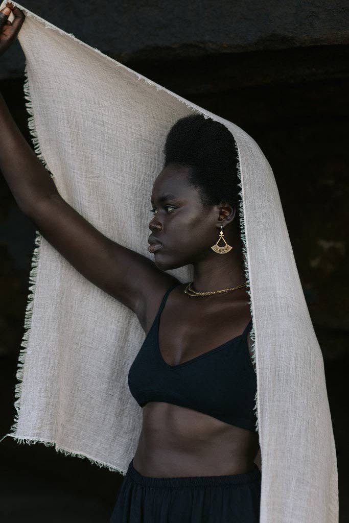 Nakila Collective - Vente Boucles d'oreilles pendantes - Boucles d'oreilles Sienna - Laiton5