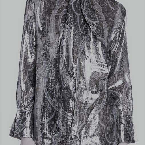 Exquisite Fabrics - Wholesale Tapestry/Textile - Paisley and novelty print silk/lurex lame, $89/yd2