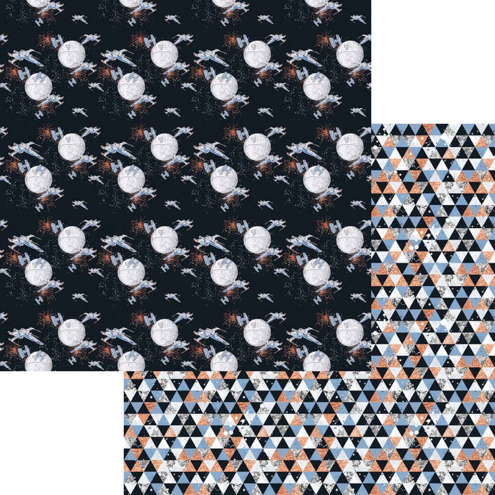 Space Wars Collection Home Planet 12 x 12 Double-Sided Scrapbook Paper by SSC Designs - 15 Pack for wholesale by SSC Wholesale