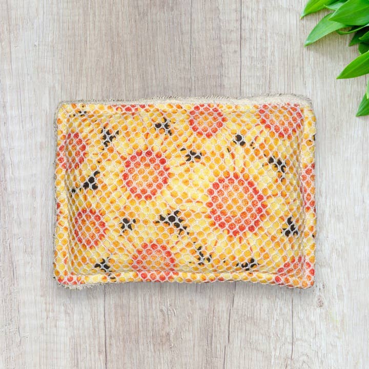 Three Dandelion Wishes - Wholesale Dishcloth - Reusable Sponge Sunflowers2