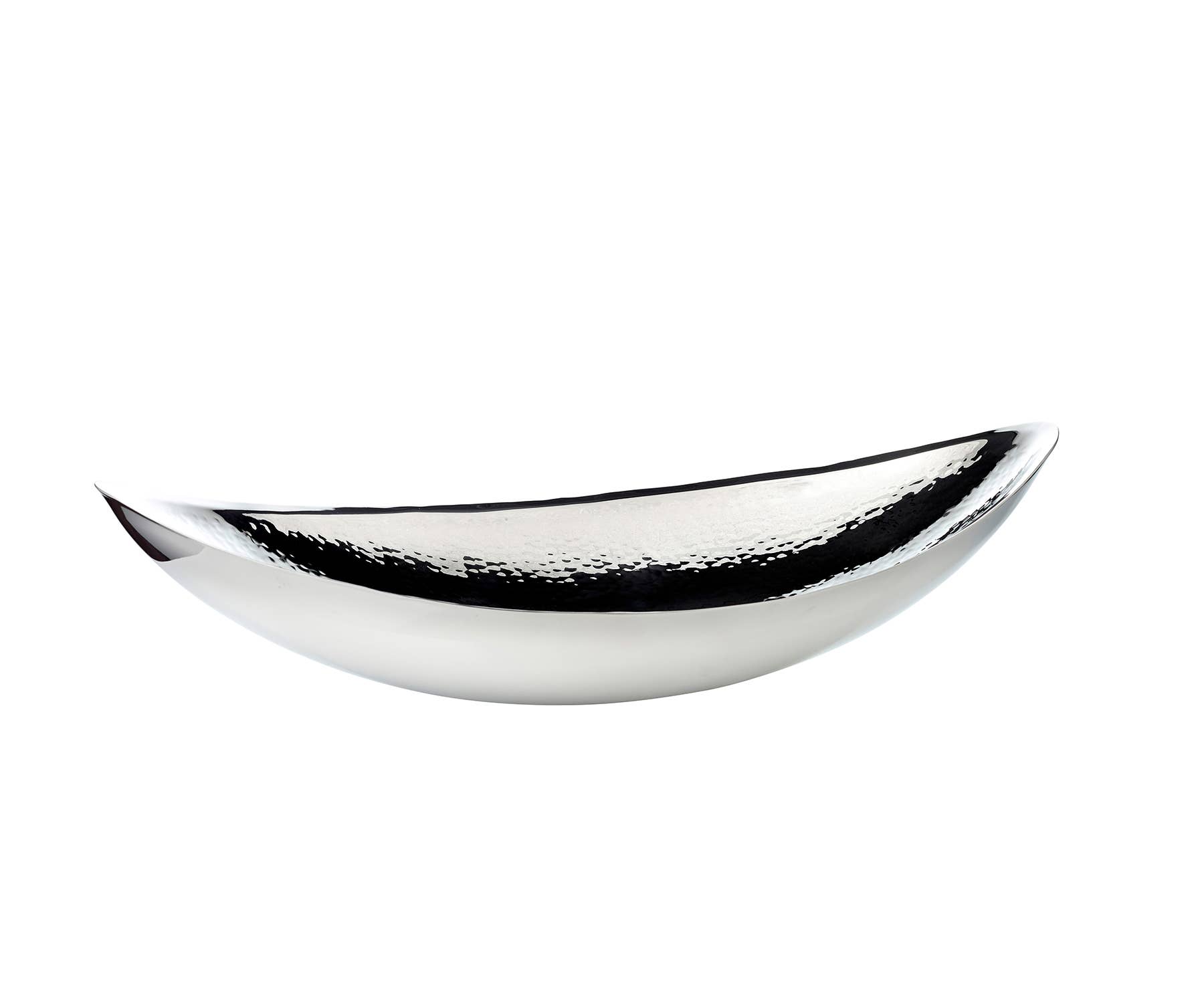 EDZARD - Wholesale Decorative Plate/Dish/Bowl - Halifax bowl (length 40 cm), silver-colored, highly polished