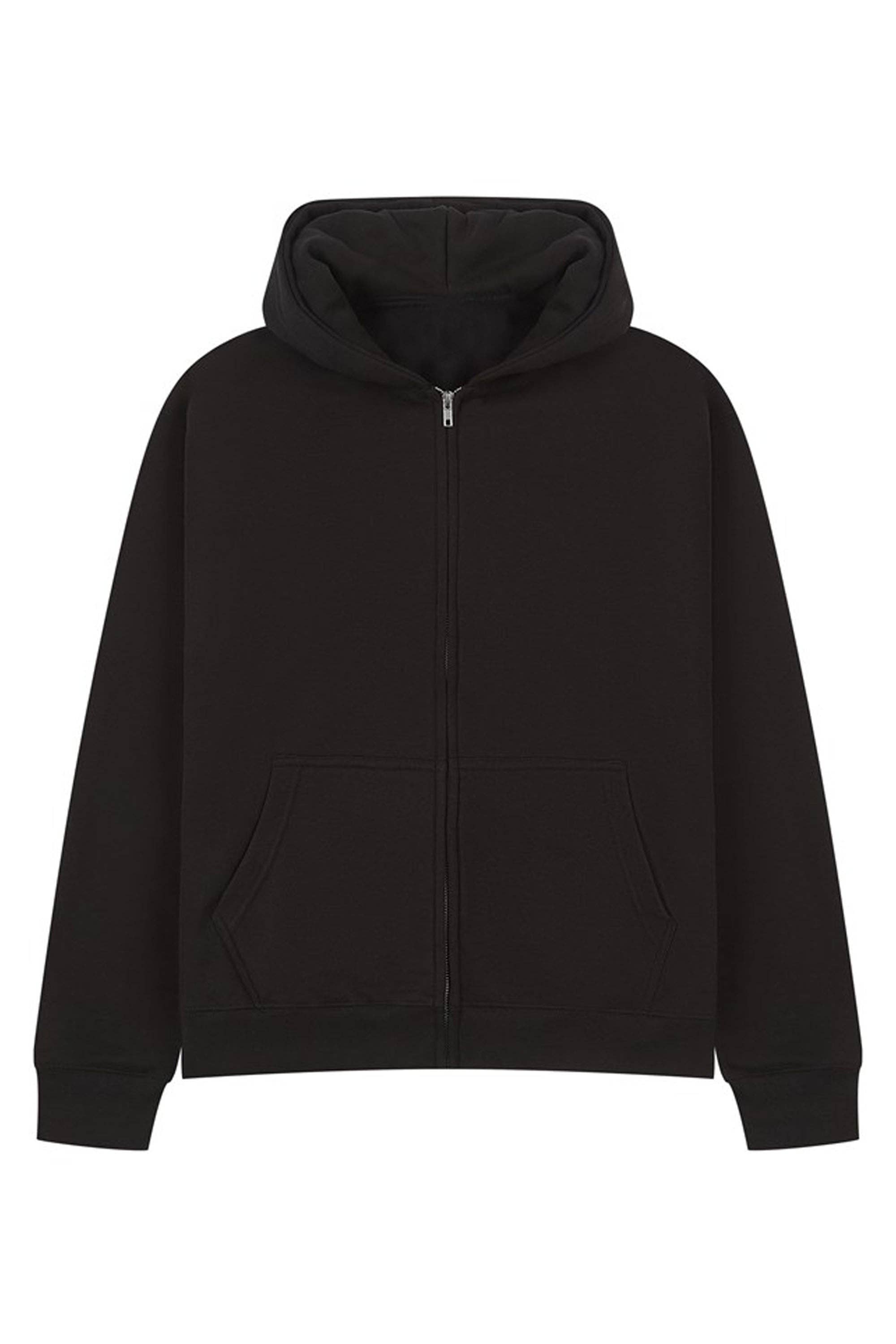 Missi Clothing – wholesale Hoodie - Unisex – 450GSM Tjock Unisex Överdimensionerad Enkel Zip Hoodie0