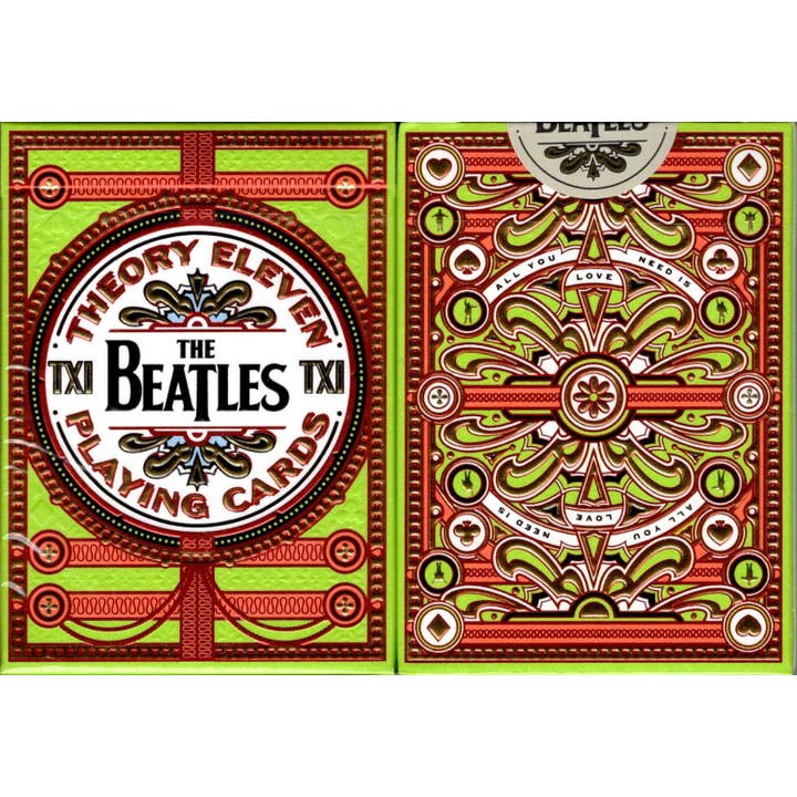 Cardshouse - Wholesale Playing Cards - The Beatles Theory 11 Playing Cards (Green)2