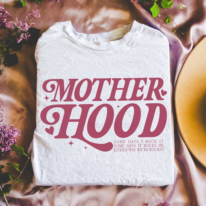 Motherhood LIGHT BURGUNDY DTF Heat Transfer for wholesale by Trendy Transfers