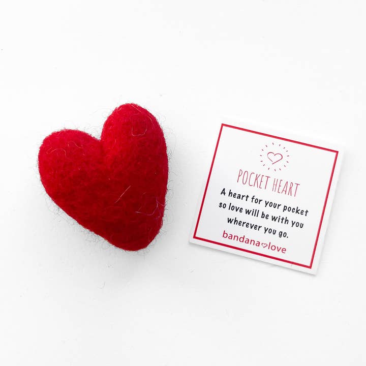 Pocket Hearts in Solid Colors for wholesale by bandana love