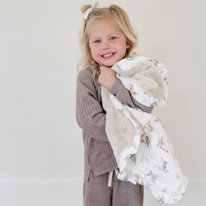 Saranoni - Wholesale Bedding Blanket - Kids & Baby - PETER RABBITâ„¢ BAMBOO RAYON MUSLIN/LUSH MINI BLANKETS