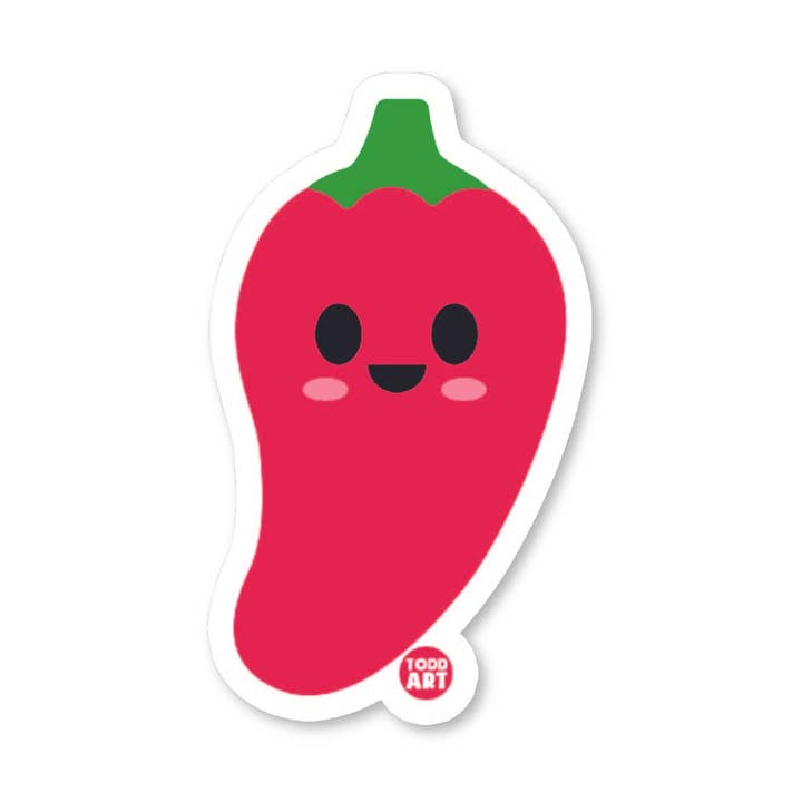 Pepper Sticker for wholesale by Boo Boo Buddies