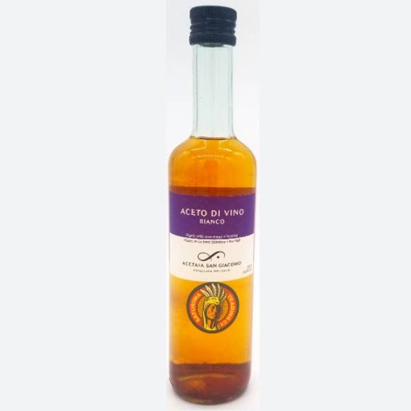 San Giacomo Weißweinessig-Aceto Di Vino Bianco 500 ml Flasche für den Großhandel von Saturiwa Trading Company